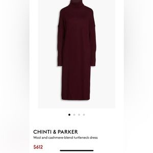 Burgundy red sweater dress. Brand new, never worn